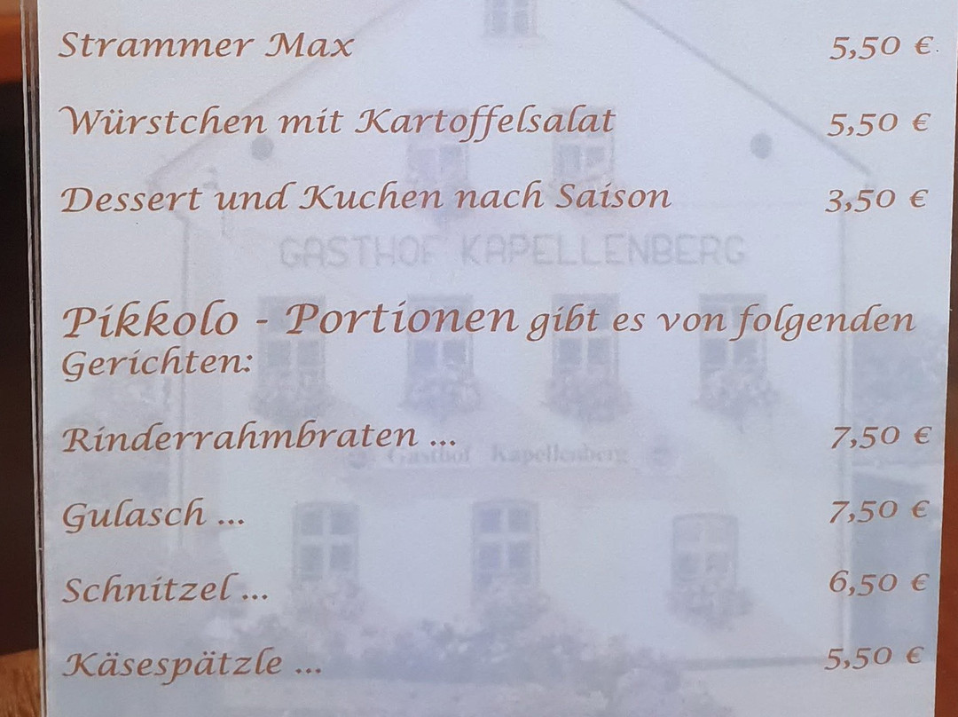 Gasthof Kapellenberg主图