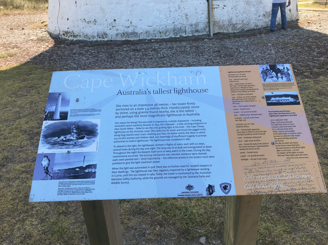 Cape Wickham Lighthouse-Currie必去景点