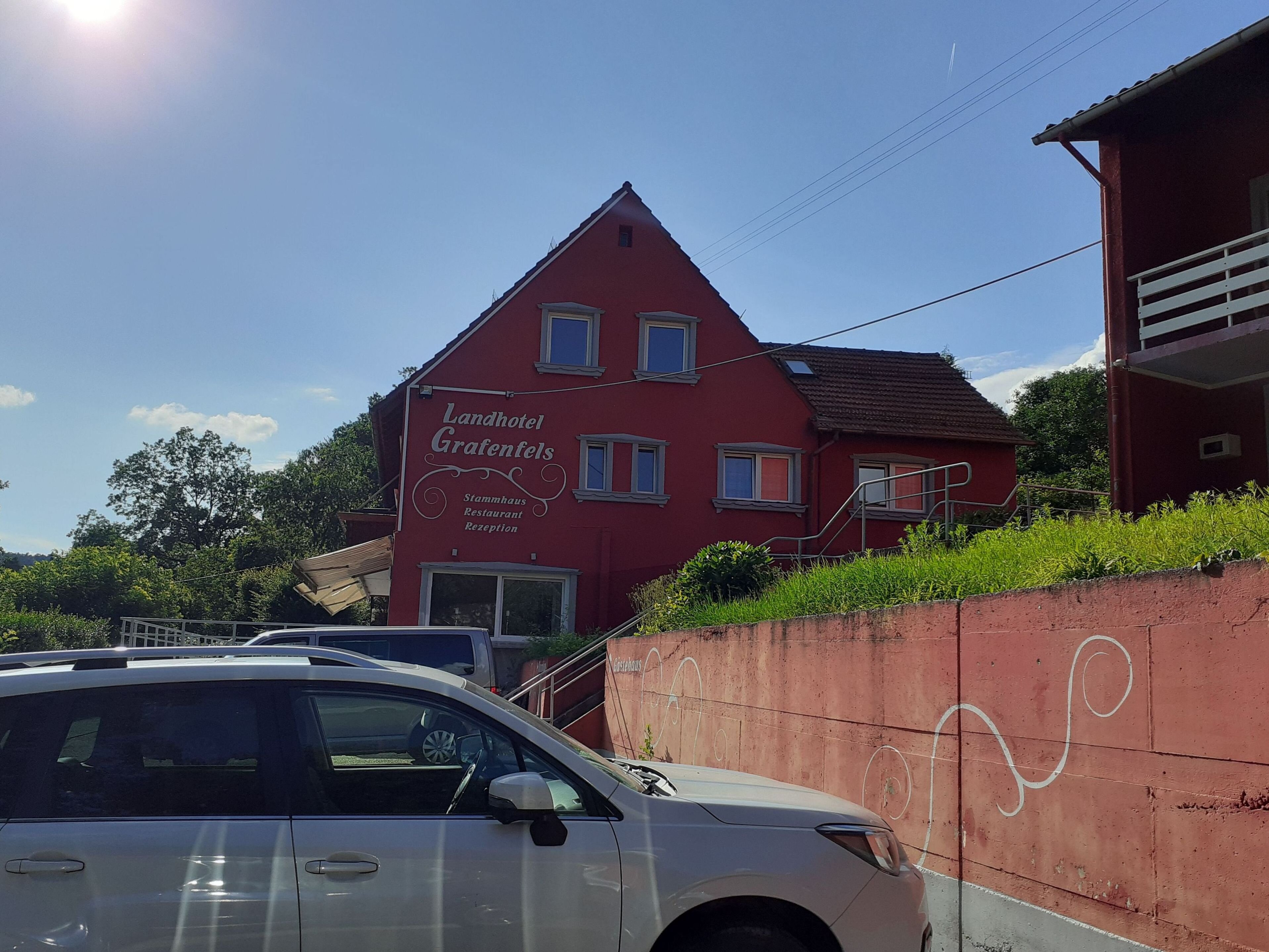 Landgasthof Grafenfels-浴室