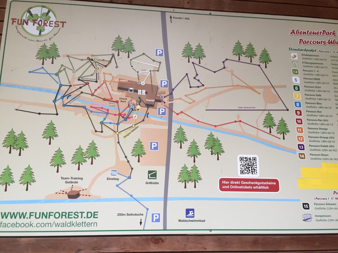 Fun Forest Abenteuerpark Kandel景点图片