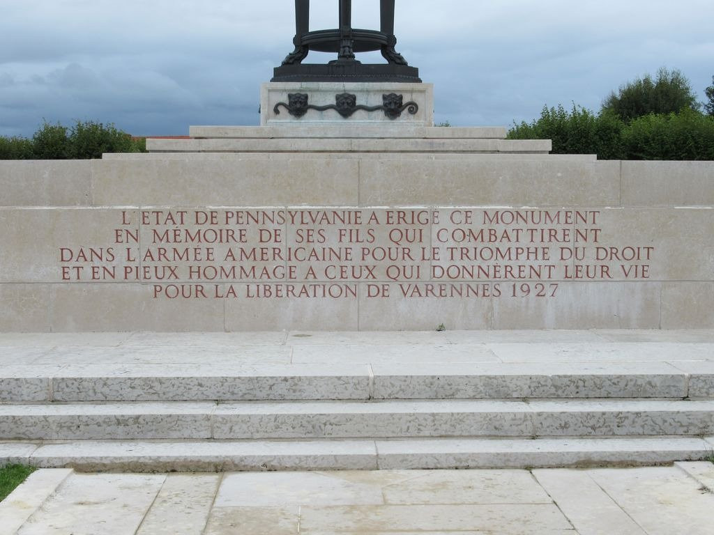 Monument Americain Pennsylvanie-Varennes-en-Argonne必去景点