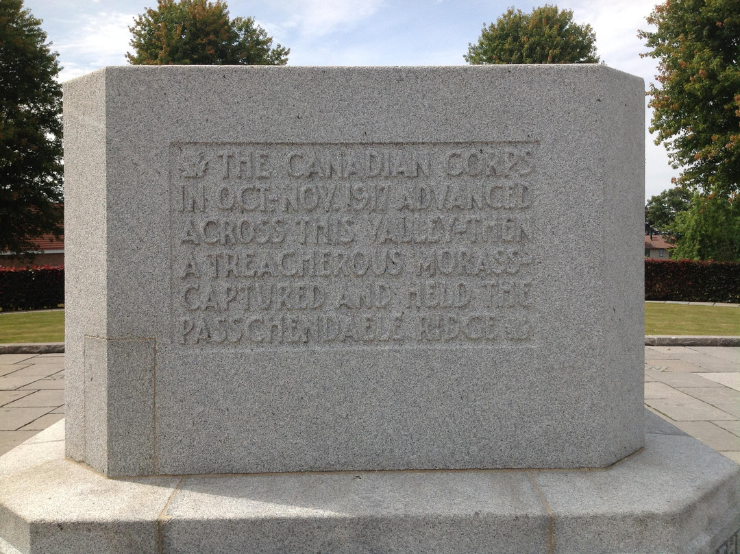 The Passchendaele Canadian Memorial-Zonnebeke必去景点
