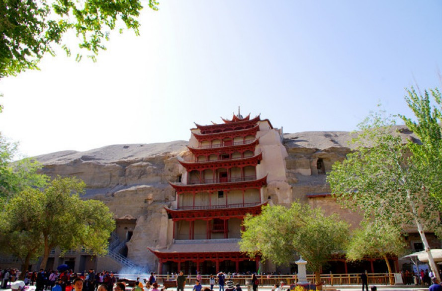 莫高窟景点图片