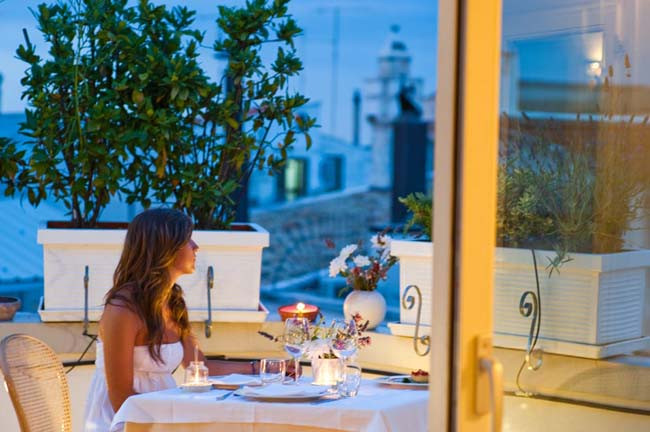 孔韦尔萨诺餐馆和美食-Goffredo Ristorante in Terrazza