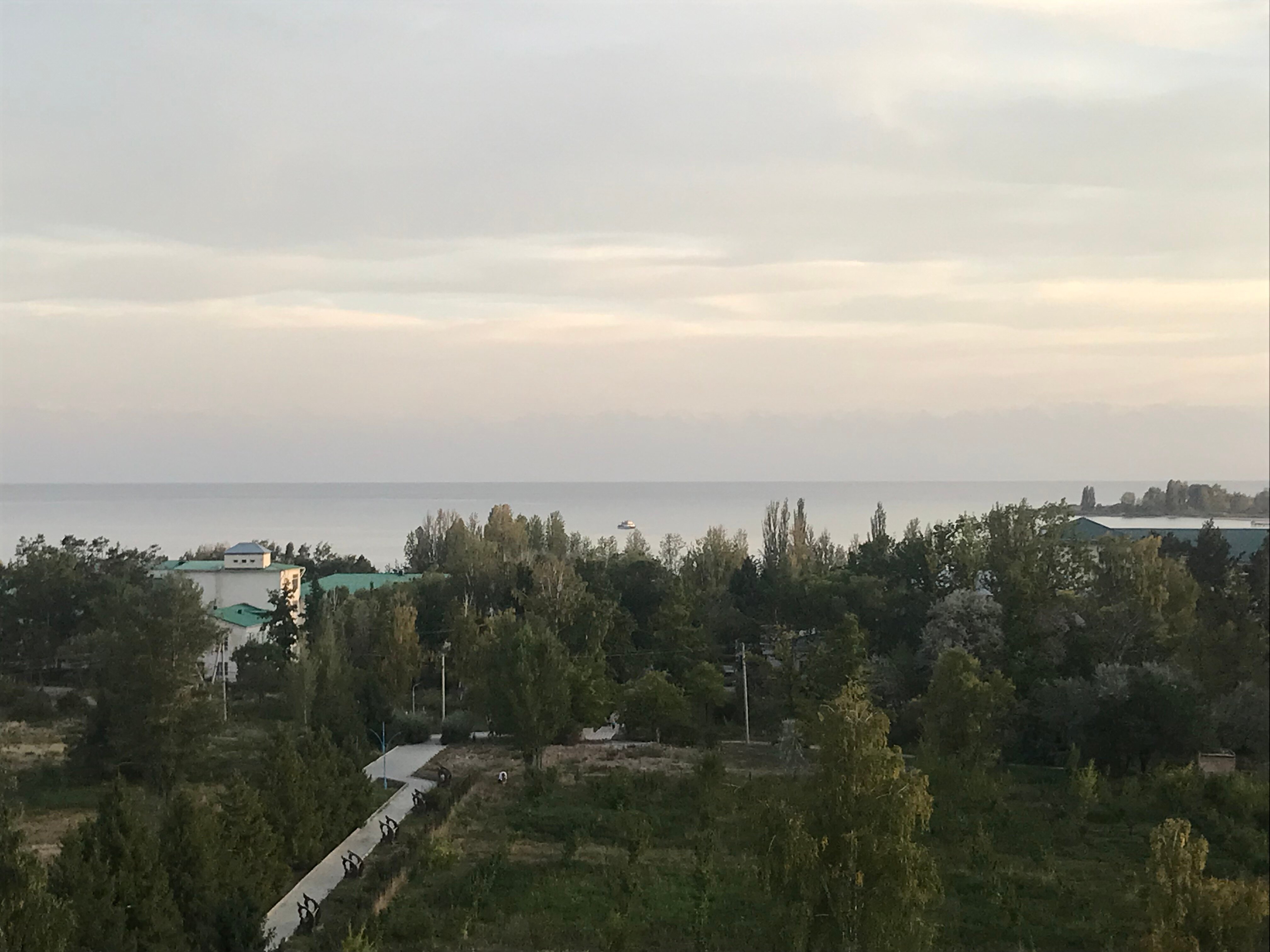 Goluboi Issyk Kul-酒店景观