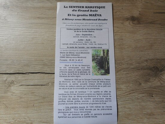 Sentier karstique du Grand Bois-Merey-sous-Montrond必去景点