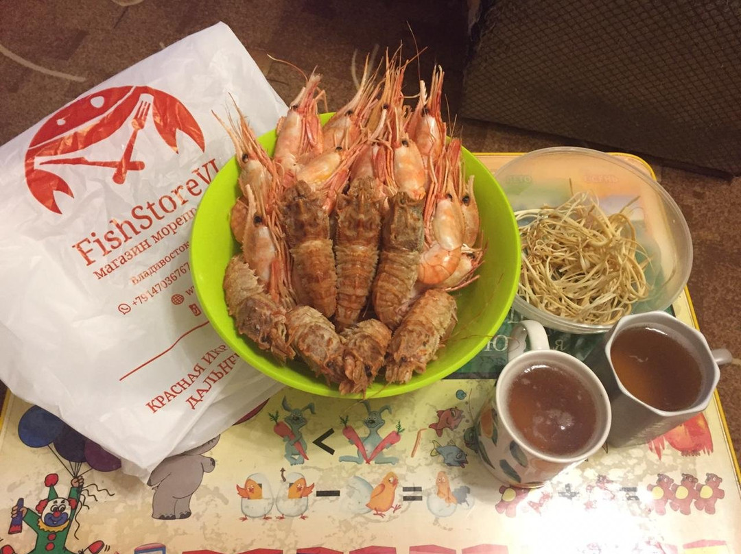 Seafood Store FISHSTORE-海参崴必去景点