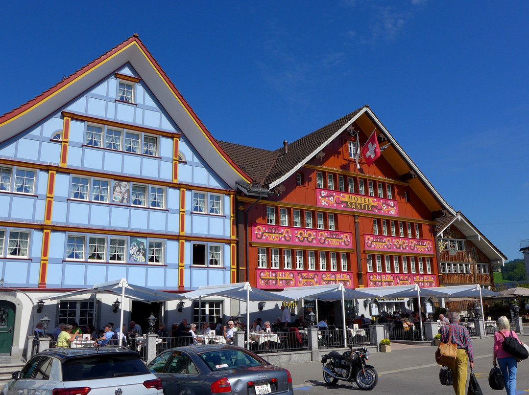 Landsgemeinde-Brunnen - Cantonal Assembly Fountain-Appenzell必去景点