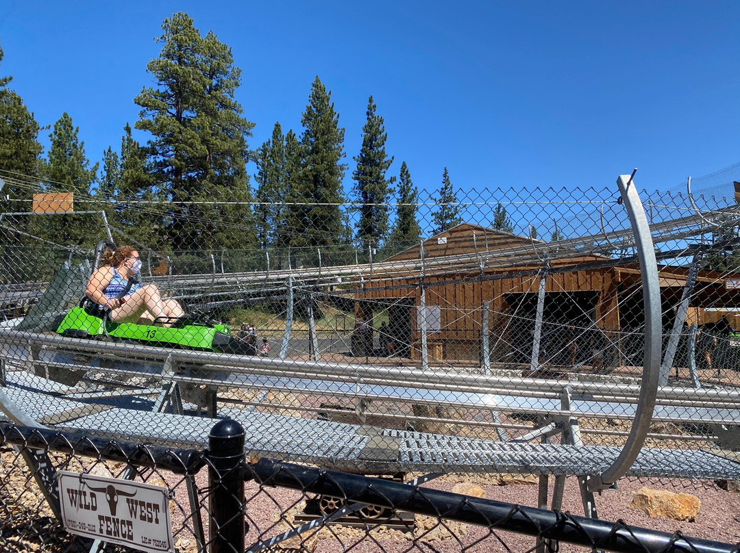 Alpine Slide at Magic Mountain-大熊湖必去景点