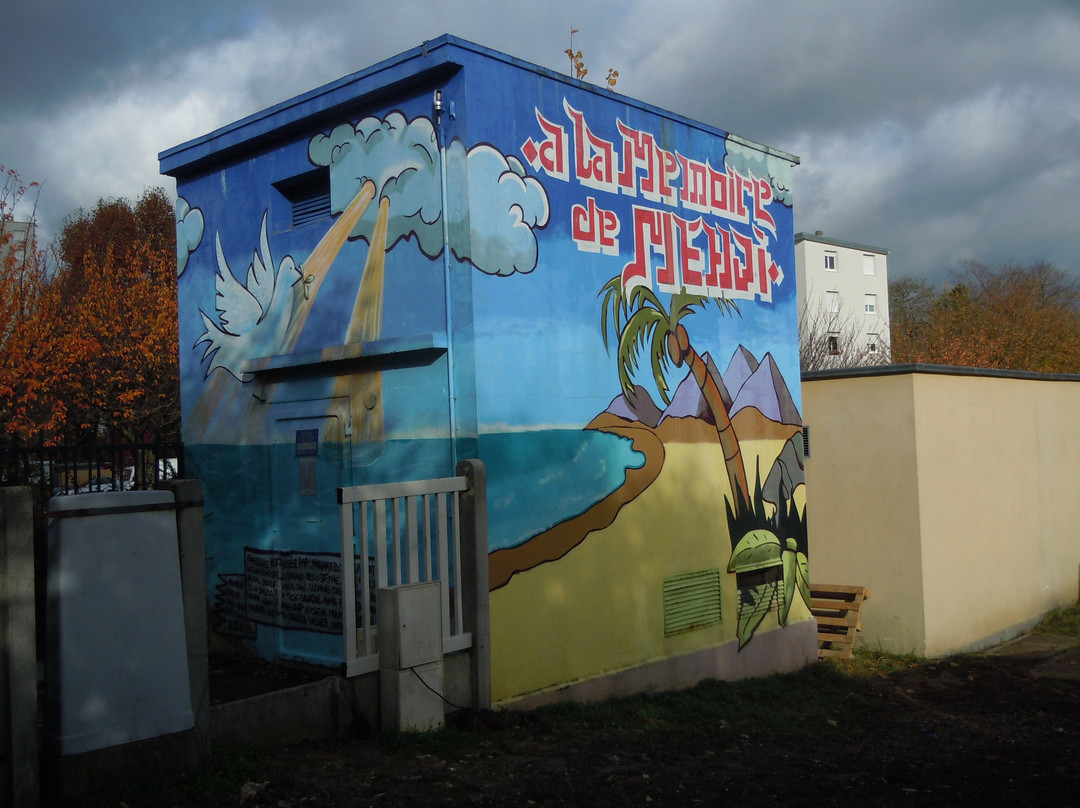 Fresque A la memoire de Medhi