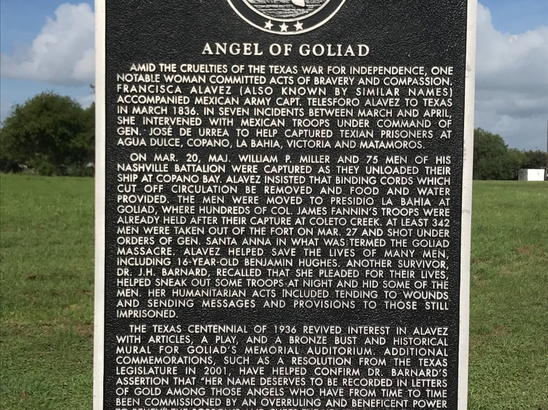 Fannin Memorial Monument-Goliad必去景点