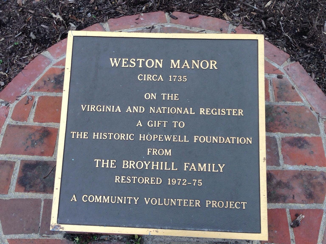 Weston Plantation-Hopewell必去景点