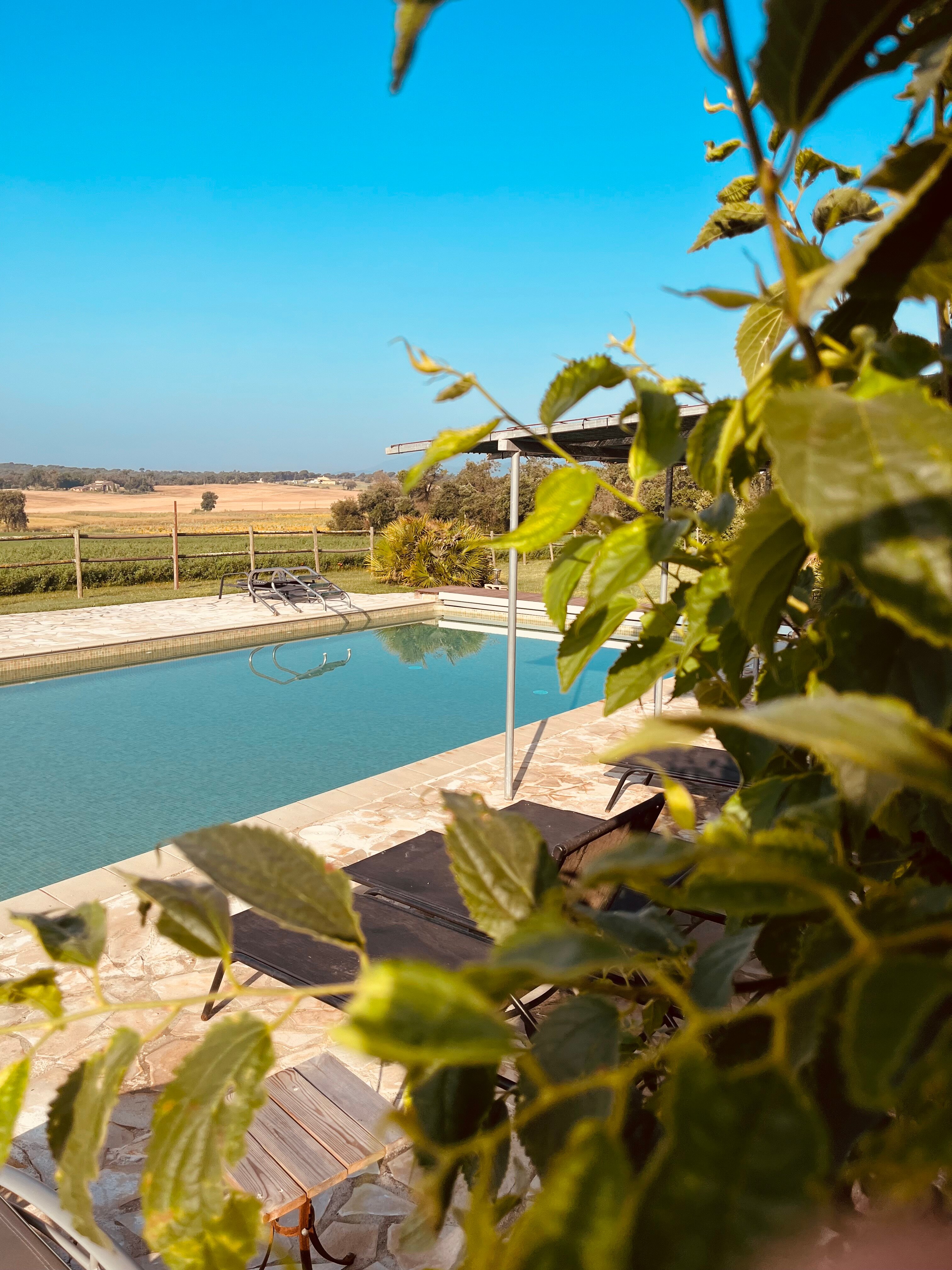 B&B El Ranxo Caldes de Malavella-泳池