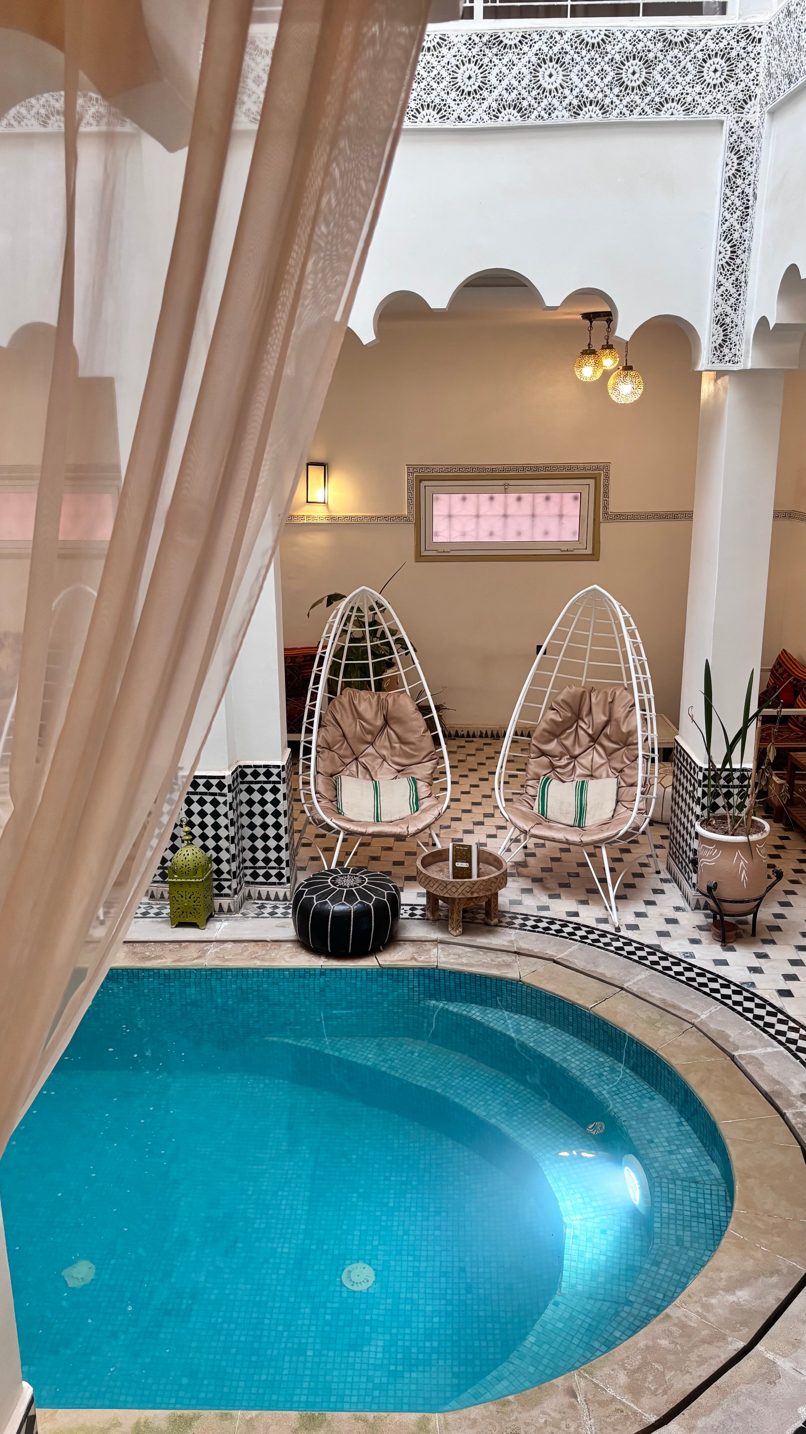 Hotel Riad Amlal-泳池