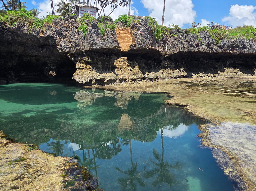 Natural Pool Tiwi African Pool Map.-迪亚尼必去景点