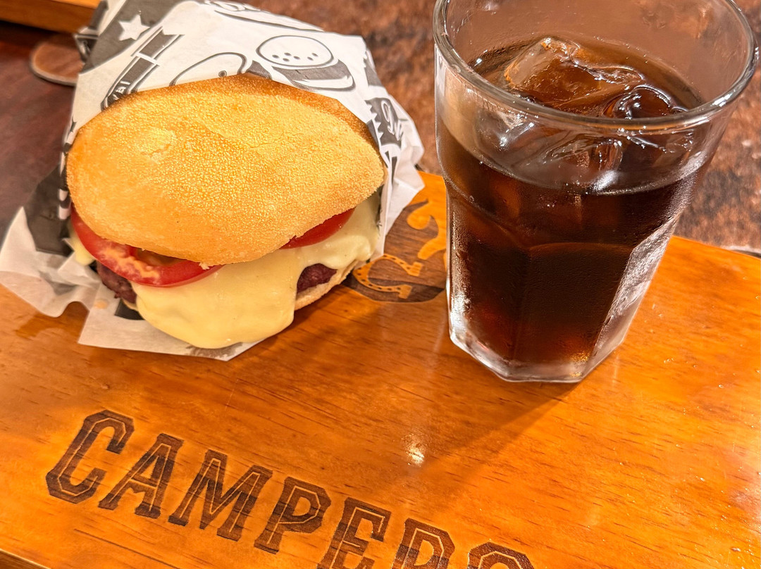 Campero Burguer á lenha