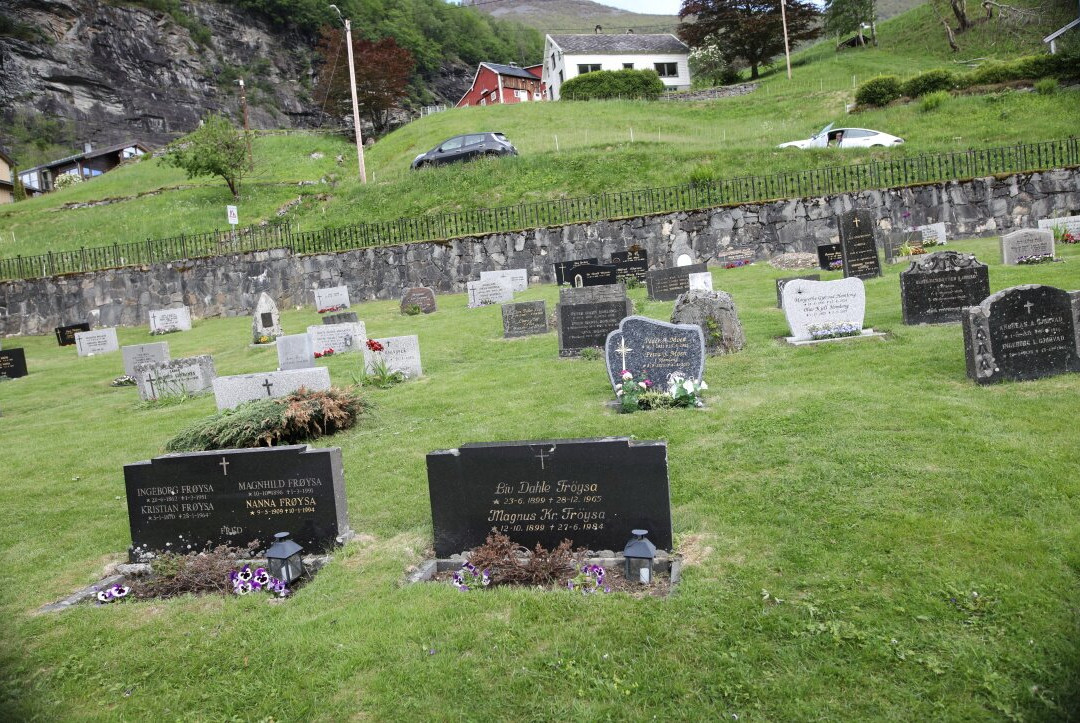 Geiranger kyrkjegård.-盖伦格峡湾必去景点