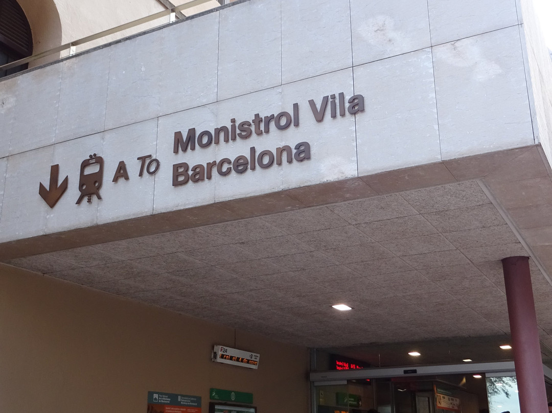 Tren cremallera de Montserrat-Monistrol de Montserrat必去景点