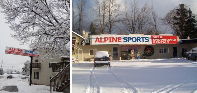 Alpine Sports Ski Rentals Blue Mountain-蓝山必去景点
