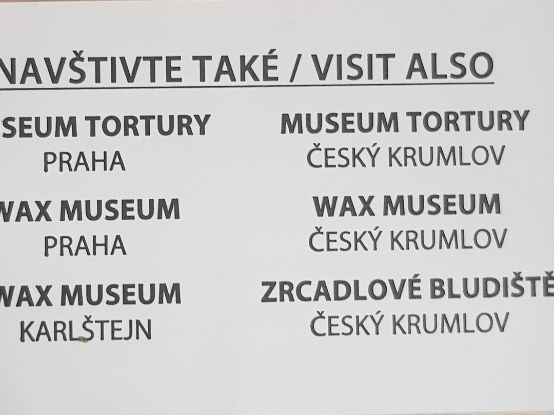 Wax Museum Karlstejn景点图片
