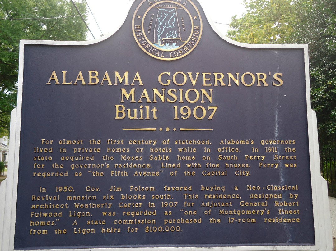 Governor's Mansion-蒙哥马利必去景点