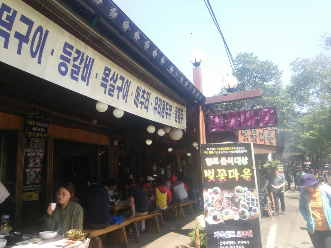 镇安郡餐馆和美食-Beokkot Maeul