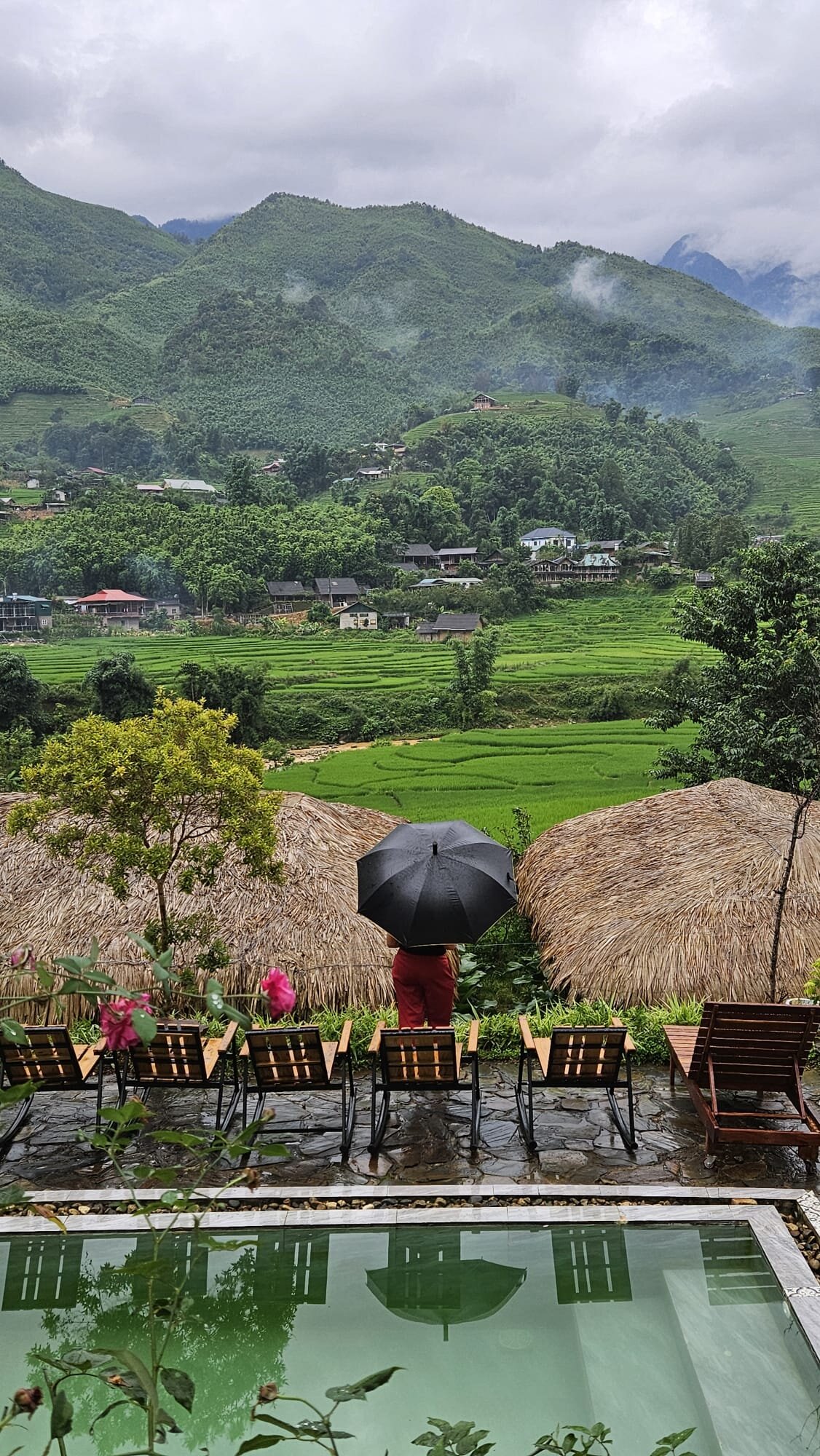 Sapa Eco Bungalows-泳池