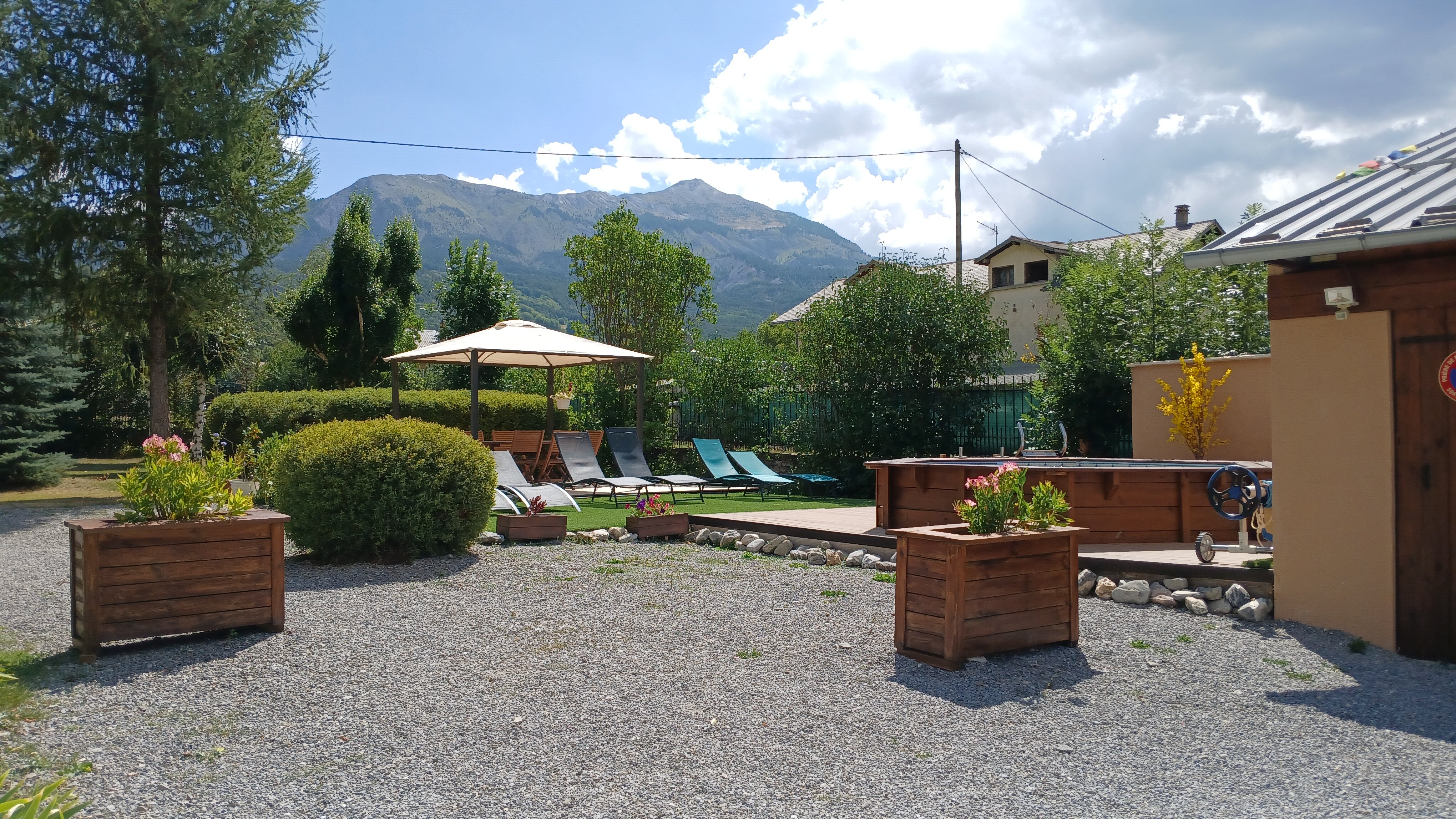 Bed&breakfast La Mexicaine-泳池