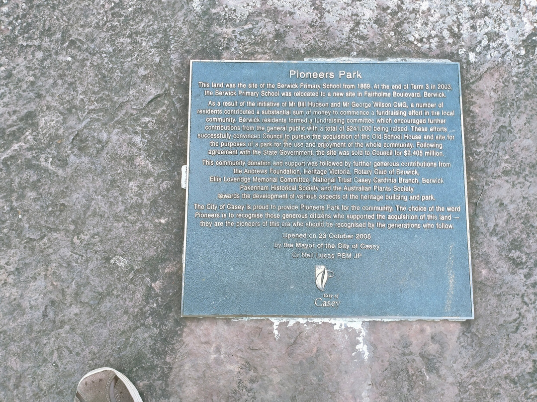 Pioneer Park-伯威克必去景点