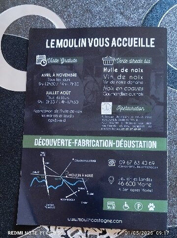 Moulin a Huile de Noix-Martel必去景点
