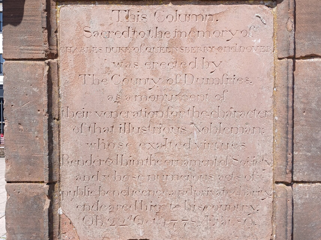 Queensberry Monument-邓弗里斯必去景点