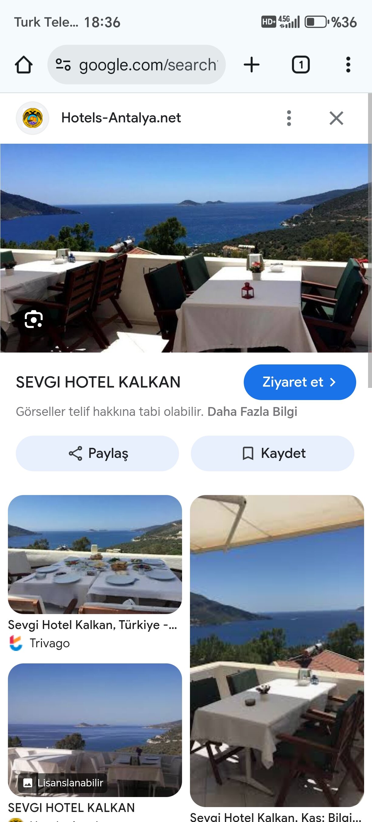 Sevgi Hotel Kalkan-官方