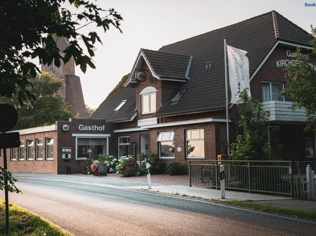 Pellworm酒店住宿-Kirchspielkrug Landhotel & Restaurant