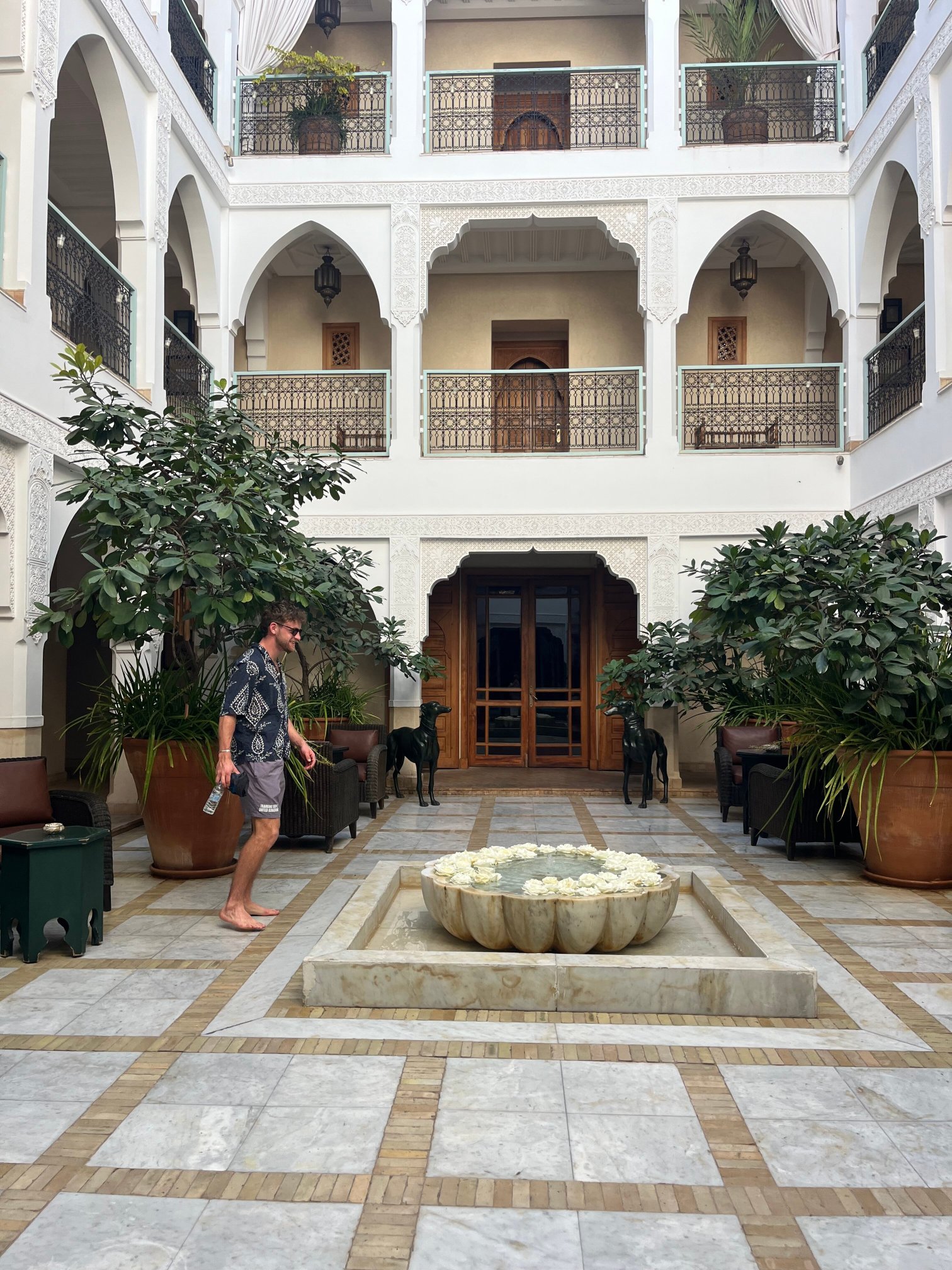 Riad Villa Blanche-浴室