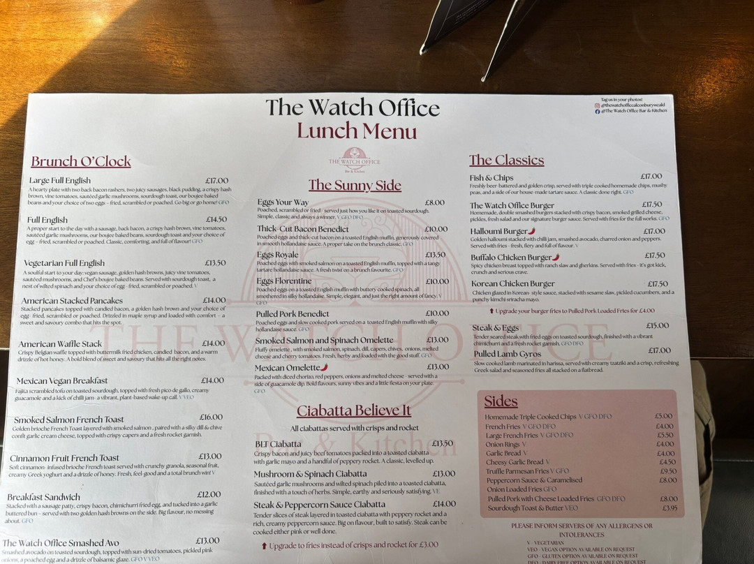 The Watch-Office Bar And Kitchen
