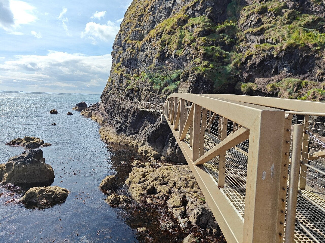 The Gobbins Cliff Path-Larne必去景点
