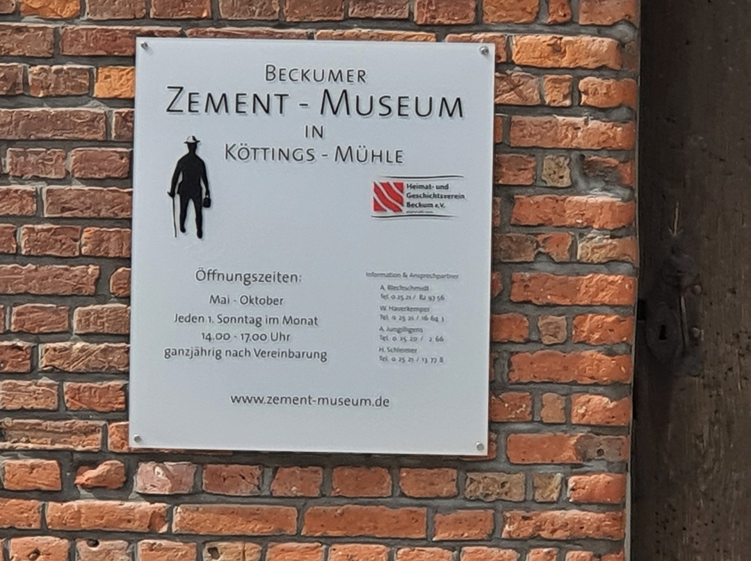 Zement-Museum in der Koettings-Muehle