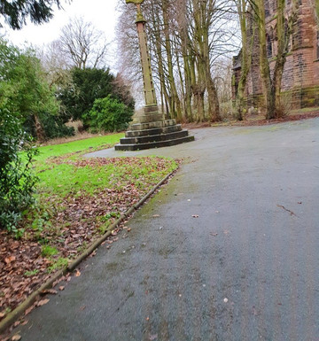 World War Two Memorial Cross .