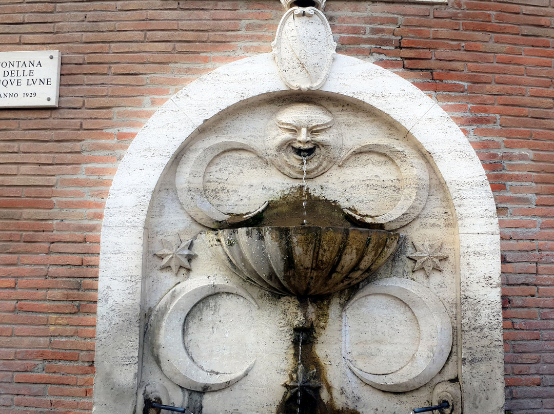 Fontana delle Cinque Lune-菲乌米奇诺必去景点