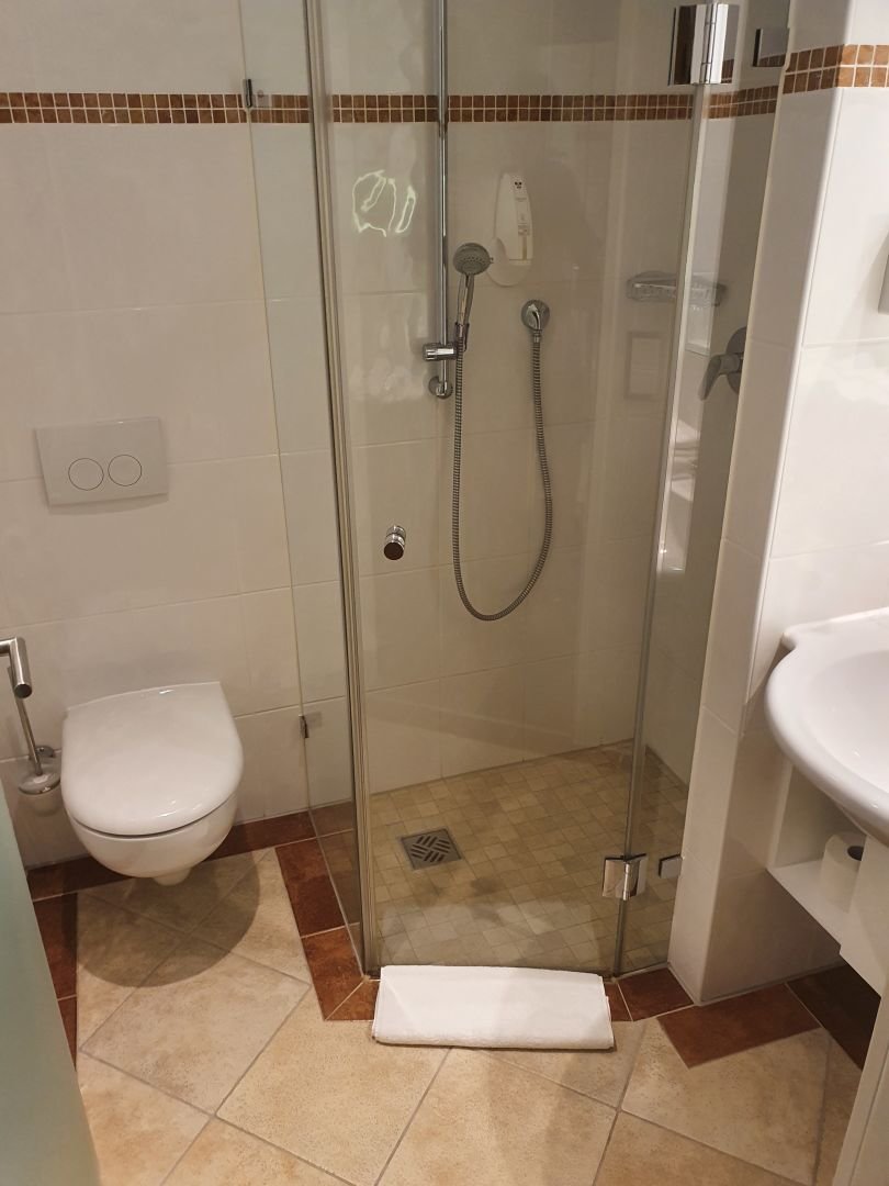 Hotel am Badersee-浴室