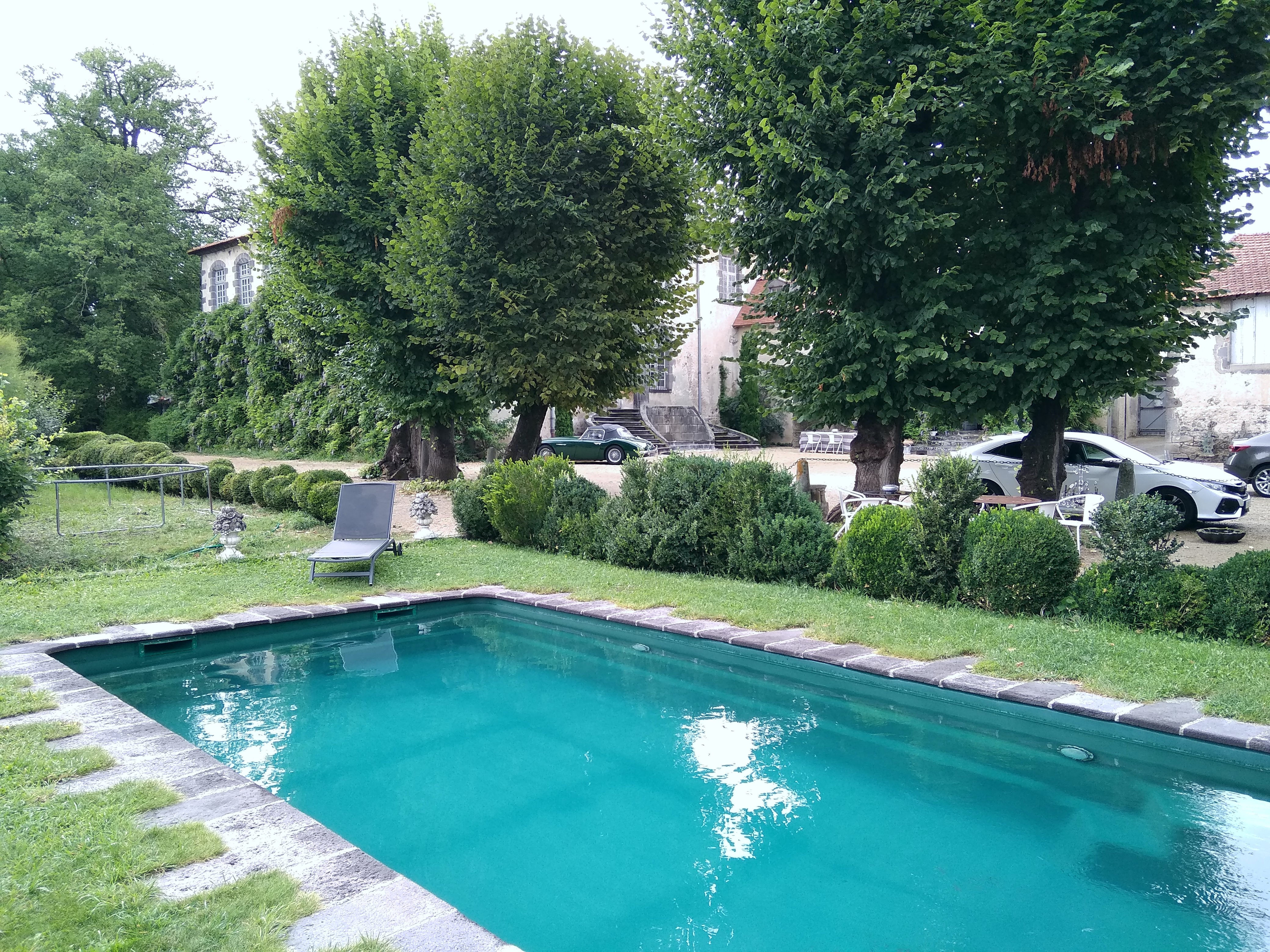 Manoir d'Aubeterre-泳池