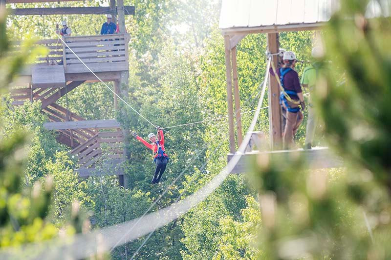 Brainerd Zip Line Tour-Nisswa必去景点