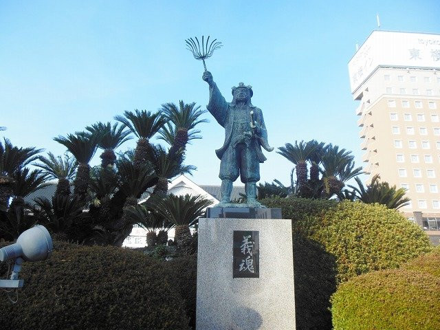 Kuranosuke Oishi Statue-赤穗市必去景点
