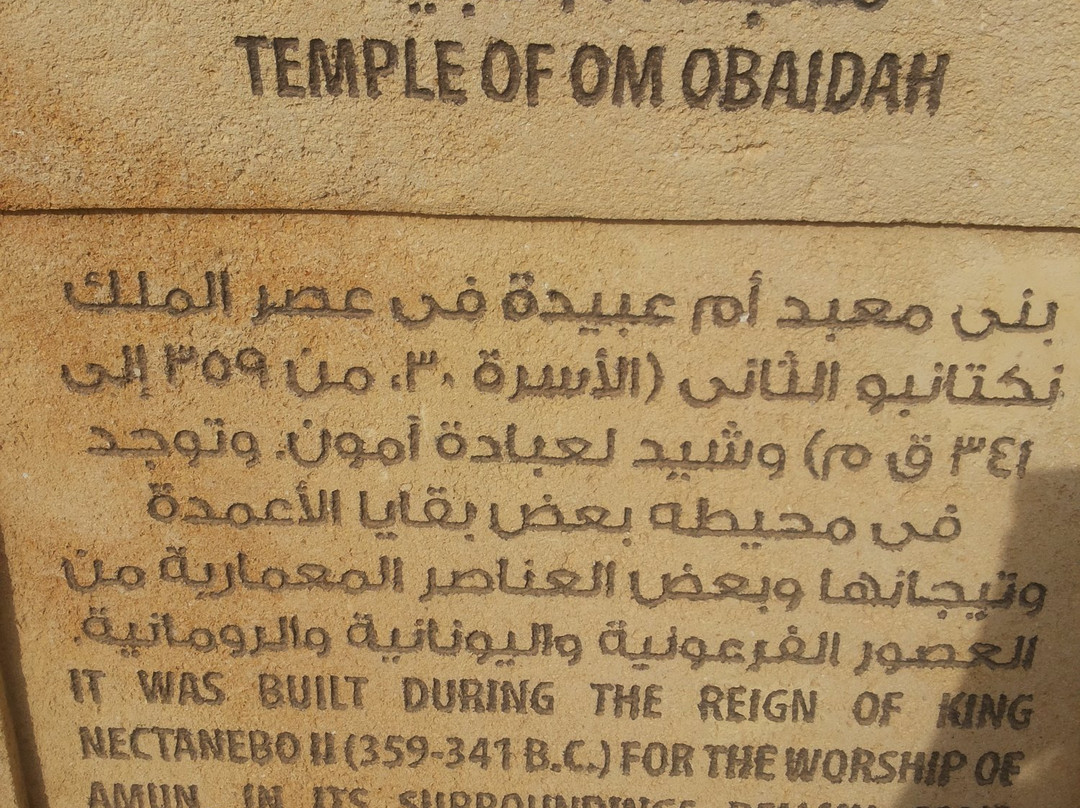 Temple of Umm Ubayd-西瓦必去景点