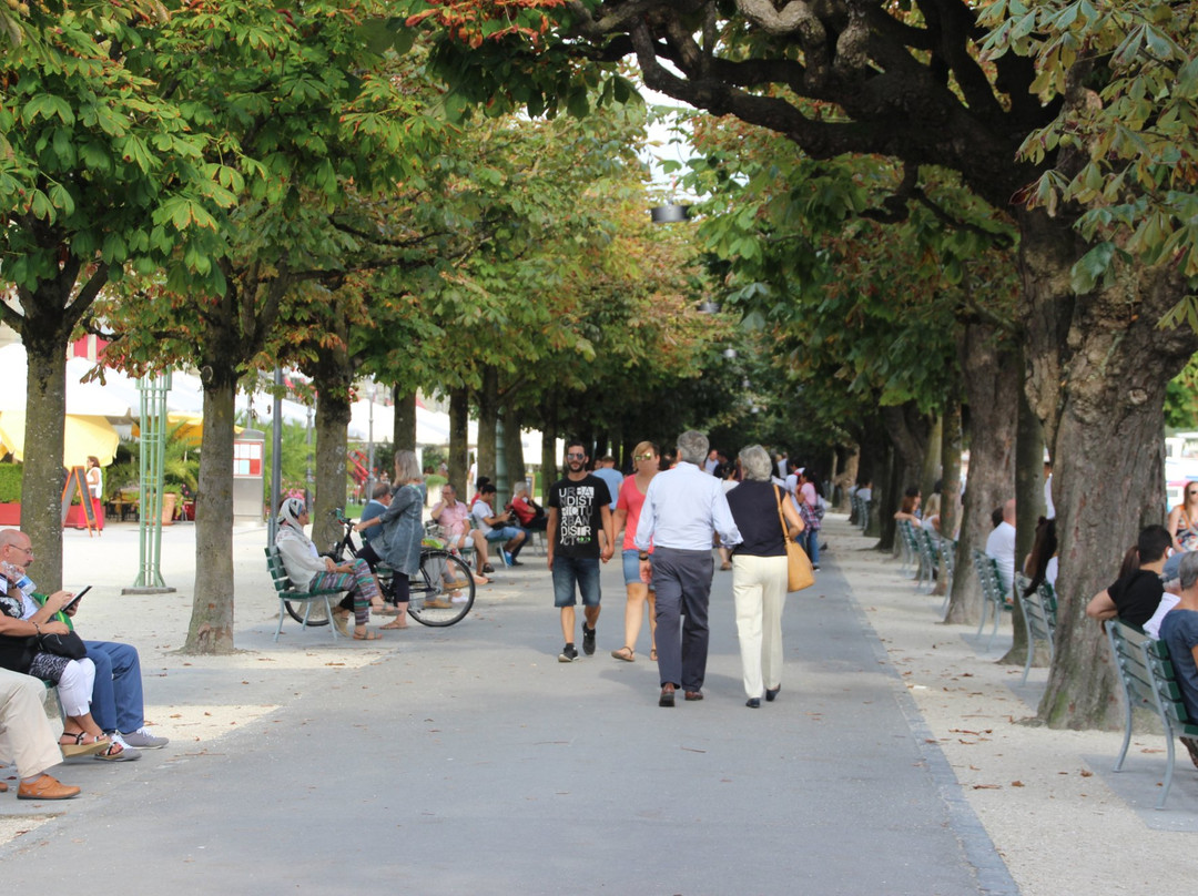 Lucerne music pavillon and Kurplatz-卢塞恩必去景点