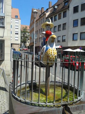 Gockelreiterbrunnen-纽伦堡必去景点