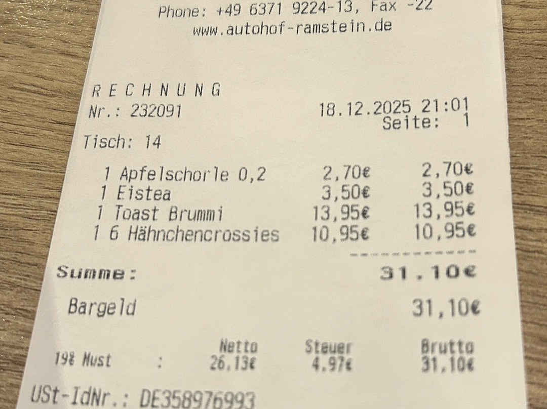 Raststätte Ramstadt Rs Restaurant