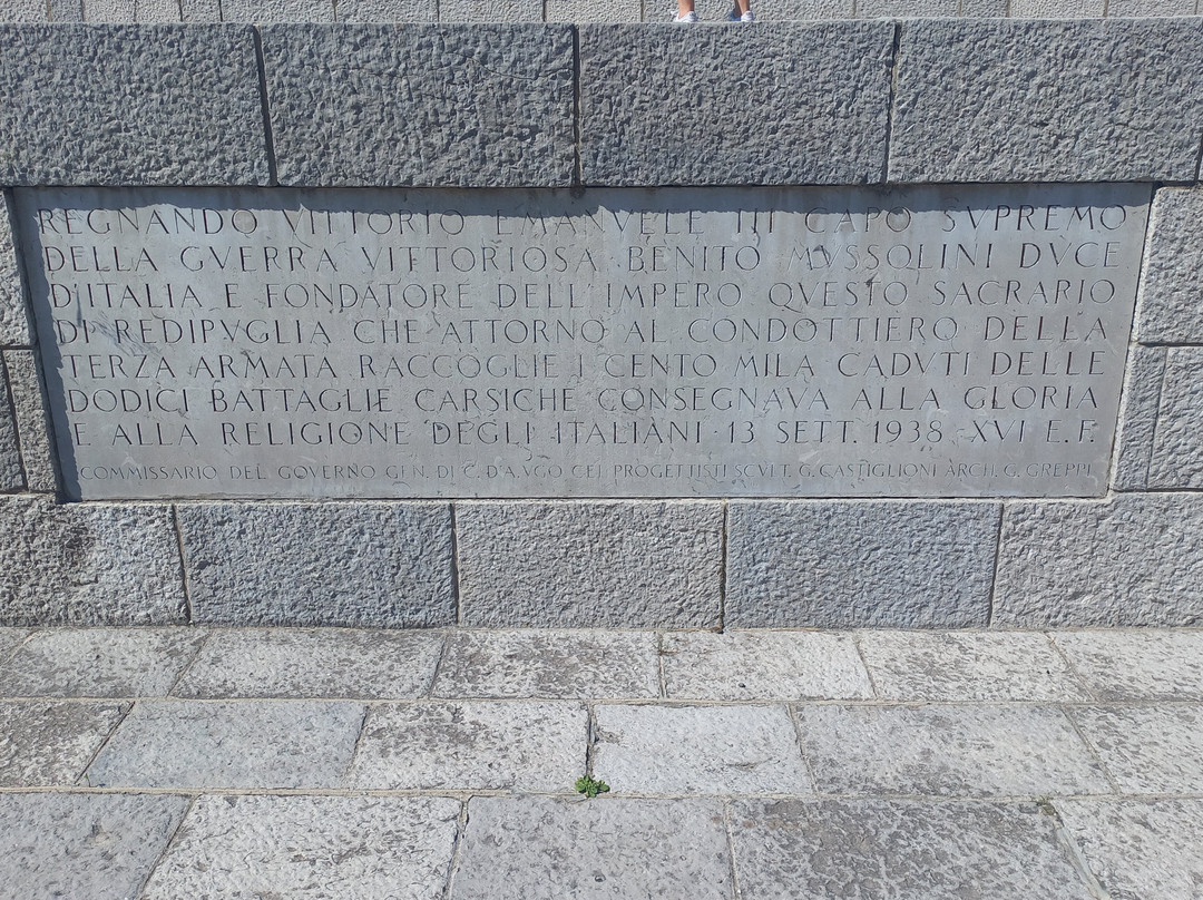 Sacrario Militare Di Redipuglia-Fogliano Redipuglia必去景点