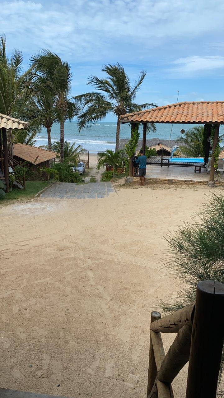 Palm Beach Chalés, Restô e KiteSurf-酒店景观