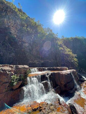 Vale do Rio Macaco waterfall景点图片